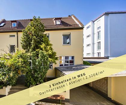 Hinterhaus mit 2-Wohneinheiten in urbaner Wohnlage der Nürnberger-Südstadt