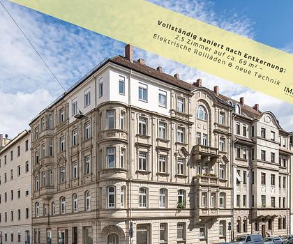Komplett sanierte 2,5‑Zimmer‑Wohnung im historischen Ensemble – mit Altstadtblick