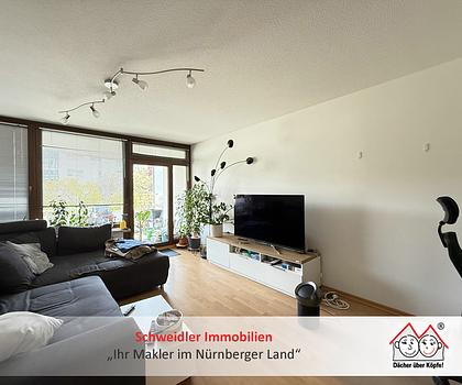 Attraktive 2-Zimmer-Wohnung mit Einbauküche, tollem Balkon & TG-Stellplatz in Nürnberg Nordost