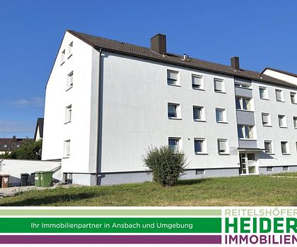 Achtung Kapitalanleger - vermietete 4 1/2 Zi. Eigentumswohnung, in ruhiger Wohnlage in Ansbach-Eyb