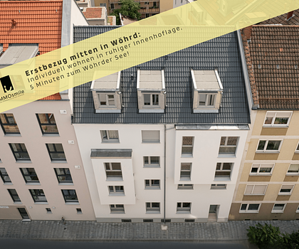 Erstbezug in gewachsener Nachbarschaft – hochwertig wohnen auf 108 qm und drei Zimmern