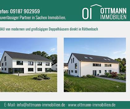 NEUBAU von modernen und großzügigen Doppelhäusern in Röthenbach a.d. Pegnitz