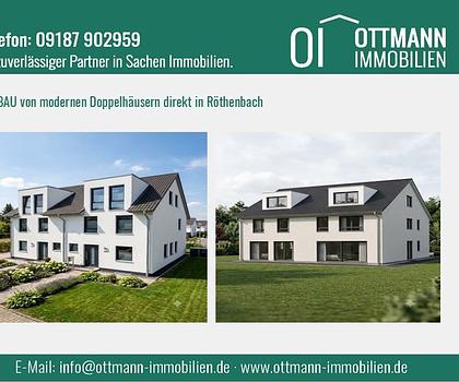 NEUBAU von modernen Doppelhäusern in Röthenbach a.d. Pegnitz