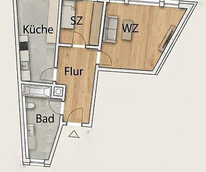 Die ideale Single- Wohnung !
Gemütliche Altbau Wohnung inmitten der City...
