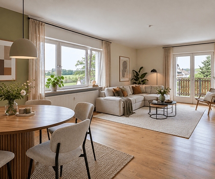 HEGERICH: Viel Raum für neue Ideen – charmante Wohnung mit Balkon und großem Gestaltungspotenzial