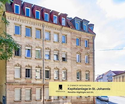 Kapitalanlage in St.-Johannis mit 3-Zimmern | Rendite-Highlight mit 5% am Nordklinikum