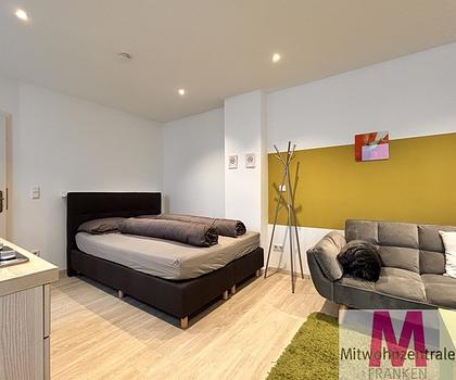 Modernes, renoviertes 1-Zimmer-Apartment am Fürther Stadtpark in ruhiger Lage und trotzdem direkt überall angebunden