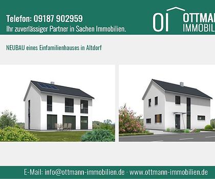 NEUBAU eines modernen Einfamilienhauses in Altdorf