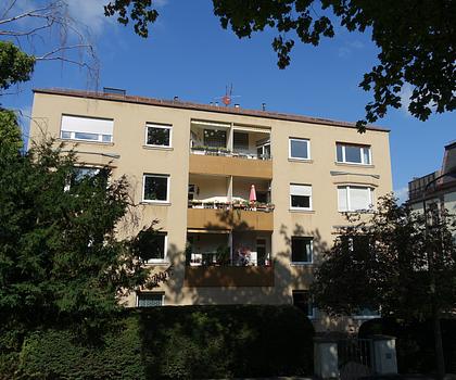 Panoramablick auf die Burg in Toplage Nordstadt