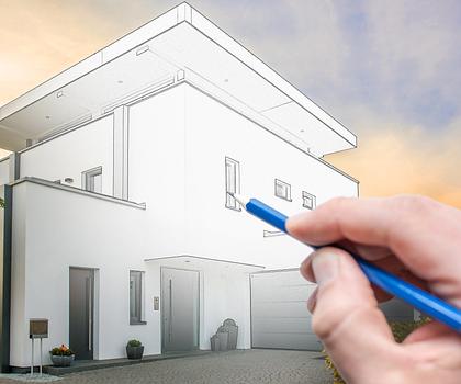 Voll erschlossener Bauplatz mit Ausblick am Ortsrand