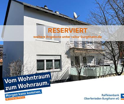 RESERVIERT !!! Frei werdende Wohnung in Altdorf bei Nürnberg mit großer Südterrasse und Carport