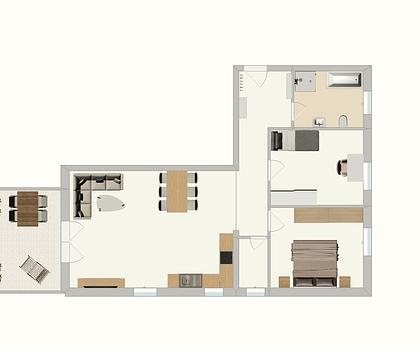 Erstbezug! Moderne 3-Zimmer-Wohnung mit 2 Stellplätzen in Hirschaid