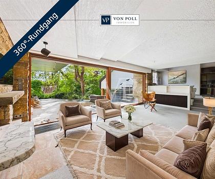 Wohnen mit Wellness, Arbeiten mit Stil - Architektenvilla im Dornröschenschlaf