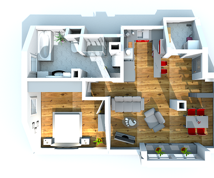 RESERVIERT! Provisionsfrei | Allersberg: Exklusive Dachgeschosswohnung in Top-Lage! Moderner Ausbau, anspruchsvolles Design