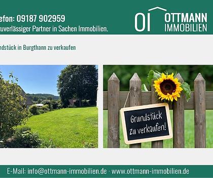 Wundervolles Grundstück mit Burgblick in Burgthann