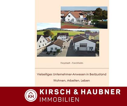 Klasse Unternehmer-Anwesen als Kapitalanlage!
Ganz oder Teilvermietung möglich!
Freystadt - Forchheim