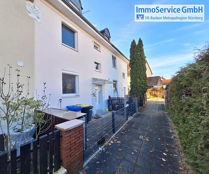 Wohnen zwischen Main-Donau Kanal und Rednitz Grund: Reihenmittelhaus mit Garten