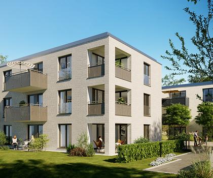 MEIN DAHEIM IN GROßREUTH BEI SCHWEINAU - Neubau von 27 modernen, barrierefreien Eigentumswohnungen mit innovativer Eisspeicherheizung