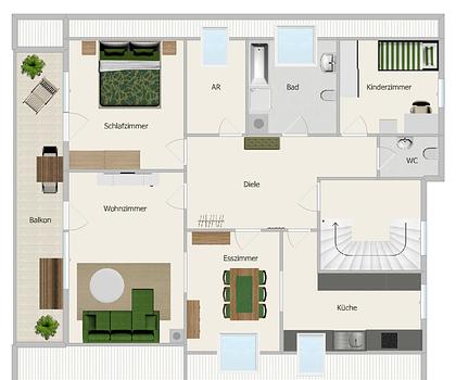 Vermietete 4-Zimmer-Eigentumswohnung in Breitengüßbach für Kapitalanleger