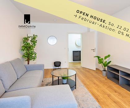 OPEN HOUSE 22.02.26 ab 13 Uhr | Möbliertes Wohnen: Sanierte 2-Zi.-Wohnung mit Loggia am Fernsehturm