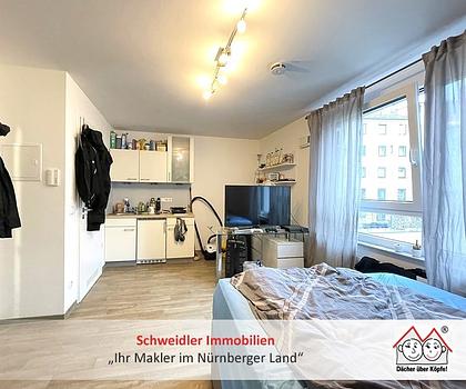 Baujahr 2013!! Modernes 1-Zimmer-Studenten-Apartment in zentraler Nürnberger Lage