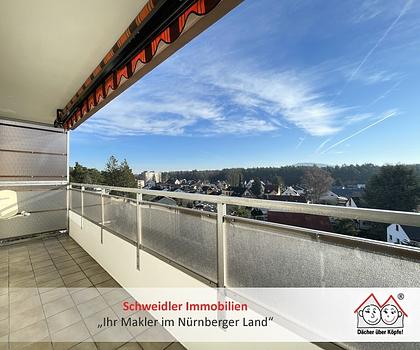 Fernblick inklusive! Bezugsfreie 2-Zimmer-Wohnung mit Loggia in Röthenbach a. d. Pegnitz