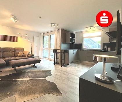 Hochwertig möblierte 2-Zimmer-Wohnung mit  modernster Technik in Bestlage! - ggf. mit TG-Stellplatz!