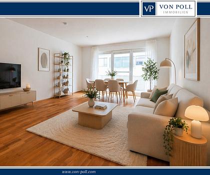 High-End 3-Zimmer-Design mit XL-Südbalkon & Tiefgarage