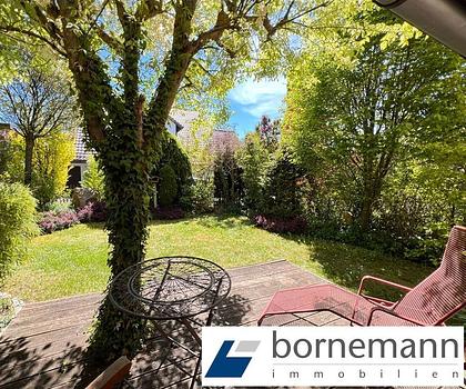 Hardhöhe! Ruhige, beliebte Lage!  Freie DHH mit Südgarten + Garage!