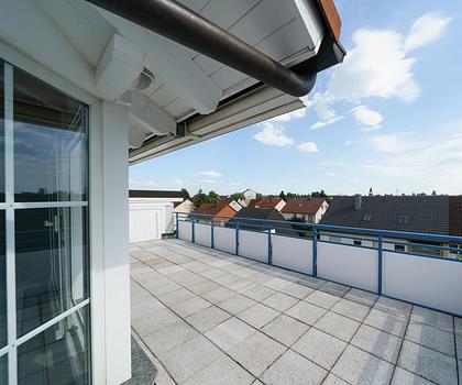 Penthouse mit Dachterrasse und beeindruckendem Panoramablick über Fürth.