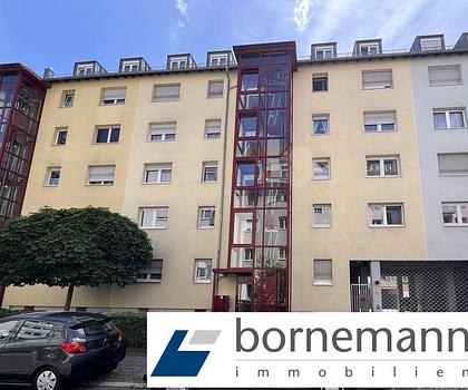 Nibelungenviertel, grün + stadtnah! Freie 3-Zi.-ETW mit Balkon und EBK!