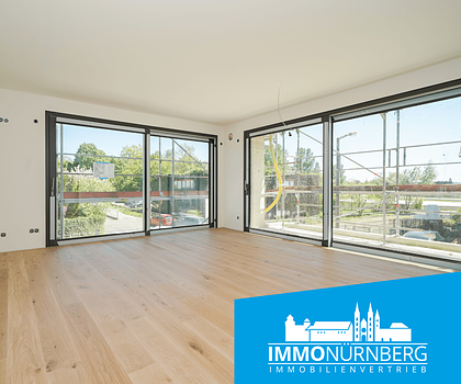 Neubau am Marienbergpark - ca. 40 m² Wohnbereich, Loggia und Balkon | 2 TG-Stellplatz inklusive