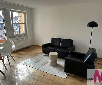 Moderne neu möblierte 2-Zimmer-Wohnung an der Burg