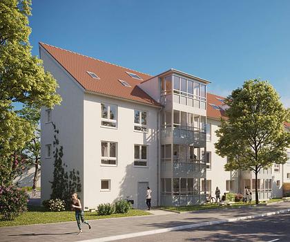 Exklusive 3-Zimmer Neubau Dachgeschosswohnung in Oberasbach