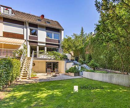 Hochwertiges Reihenendhaus in Bestlage von Erlenstegen mit Garten, Sauna und stilvollem Wohnkonzept